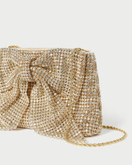 Jolene Gold Diamanté Bow Clutch | Loeffler Randall Women