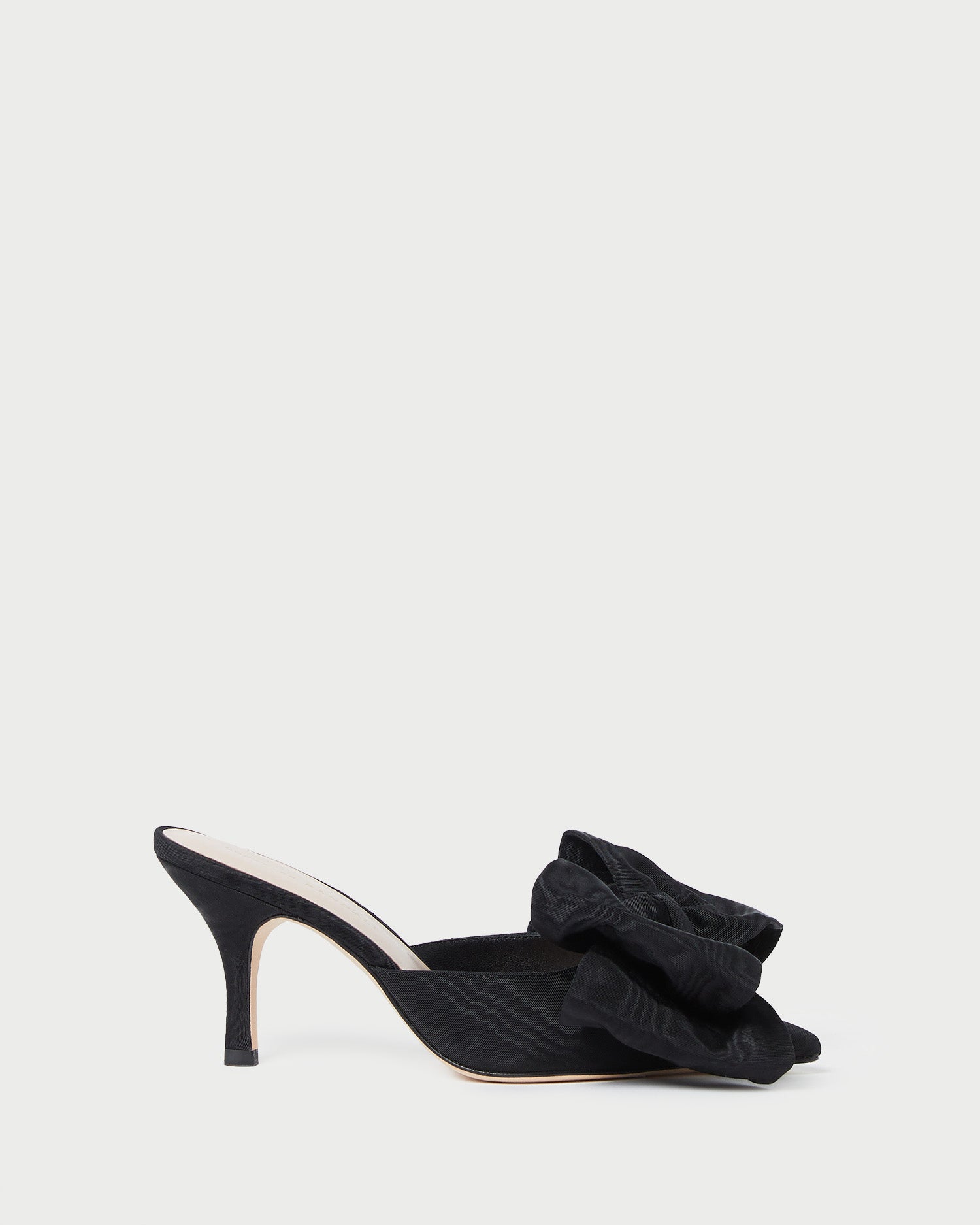 Loeffler Randall Women | Margot Black Moiré Bow Mule
