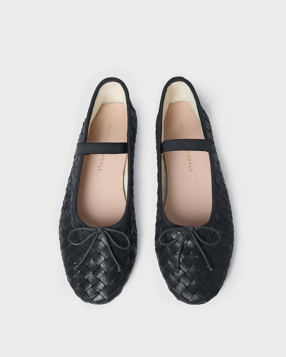 Leonie Black Woven Ballet Flat | Loeffler Randall Women