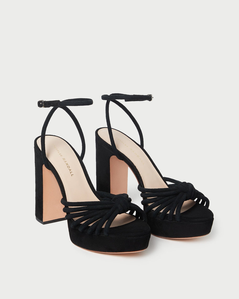 Rivka Black Suede Platform Sandal | Women Loeffler Randall
