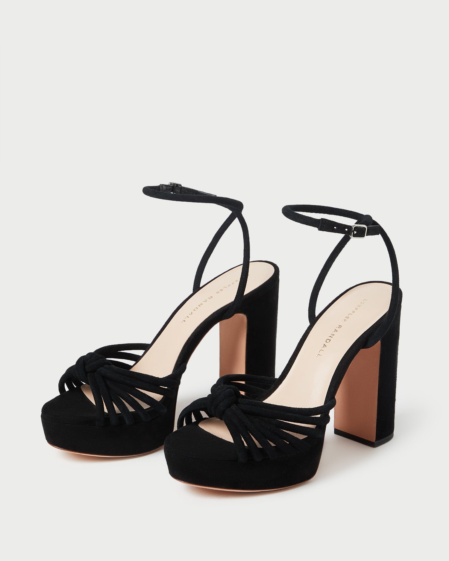 Rivka Black Suede Platform Sandal | Women Loeffler Randall