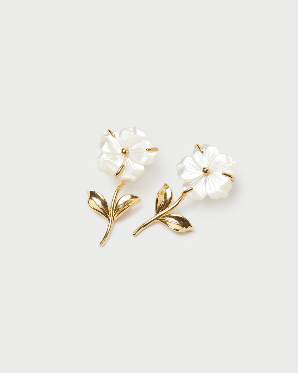 Mai Gold/Pearl Flower Earrings | Loeffler Randall Women