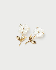Mai Gold/Pearl Flower Earrings | Loeffler Randall Women