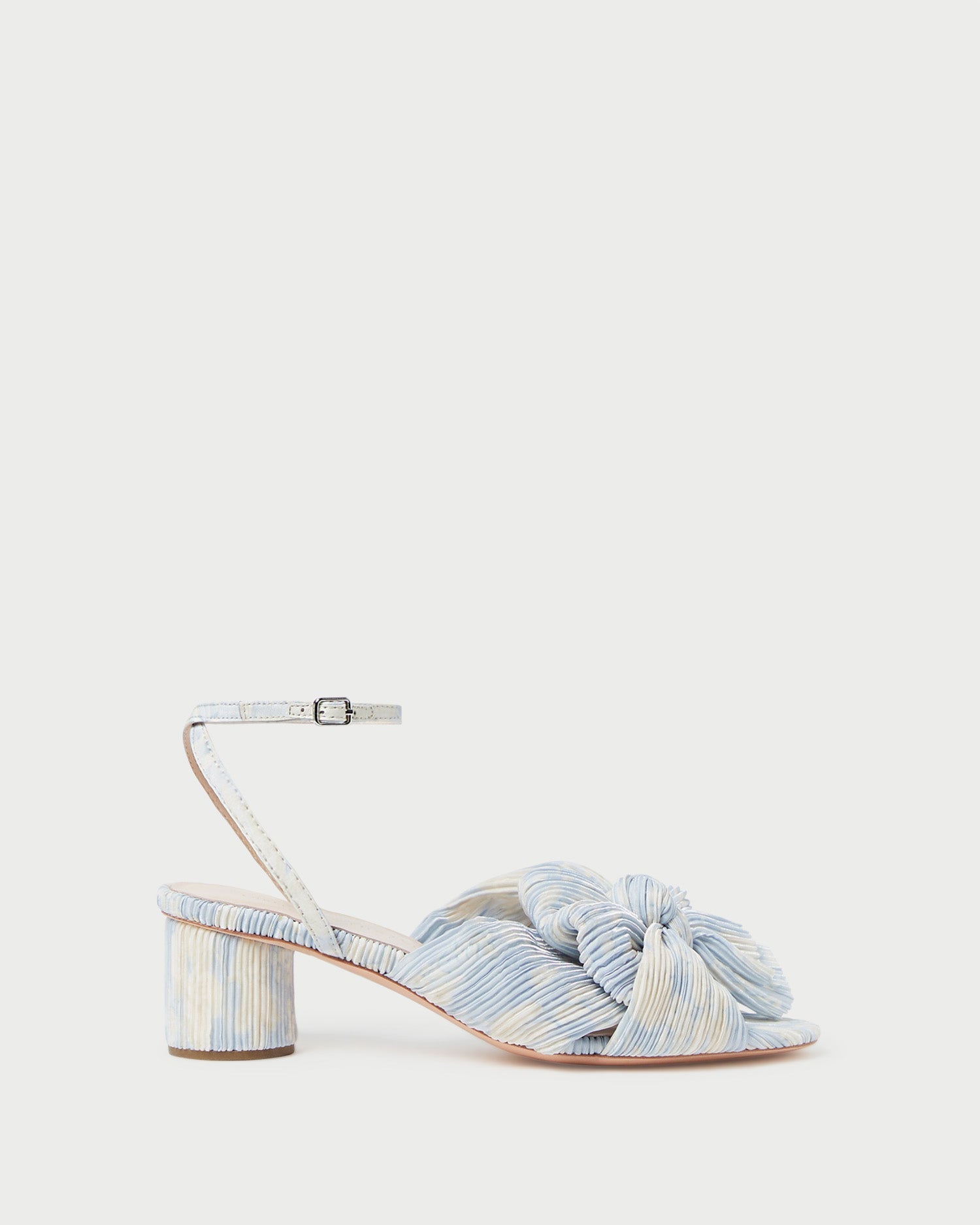 Loeffler Randall Women | Dahlia Blue Floral Bow Heel