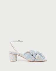 Loeffler Randall Women | Dahlia Blue Floral Bow Heel