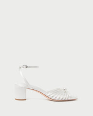 Olivia Cream Knot Mid-Heel Sandal | Women Loeffler Randall