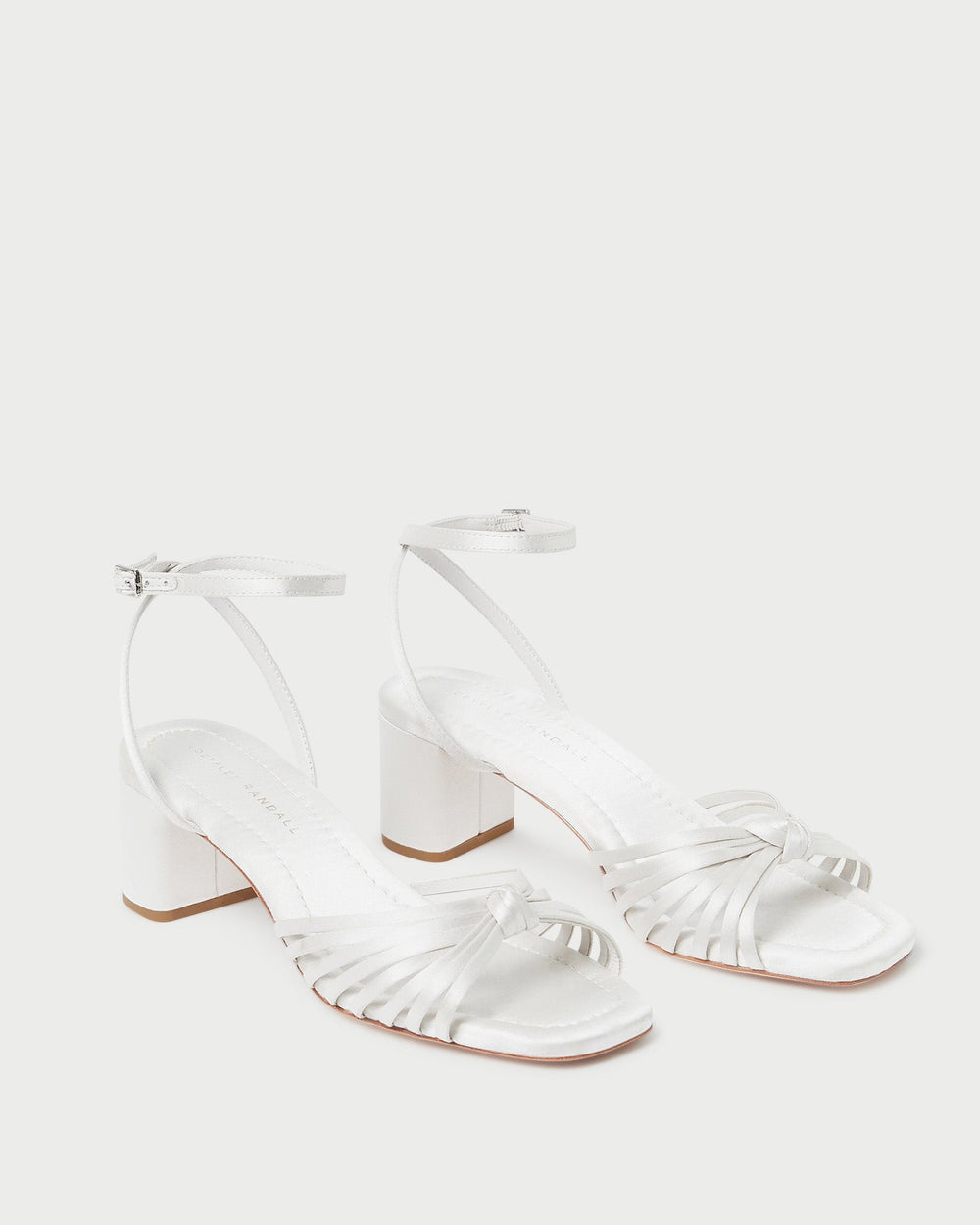 Olivia Cream Knot Mid-Heel Sandal | Women Loeffler Randall