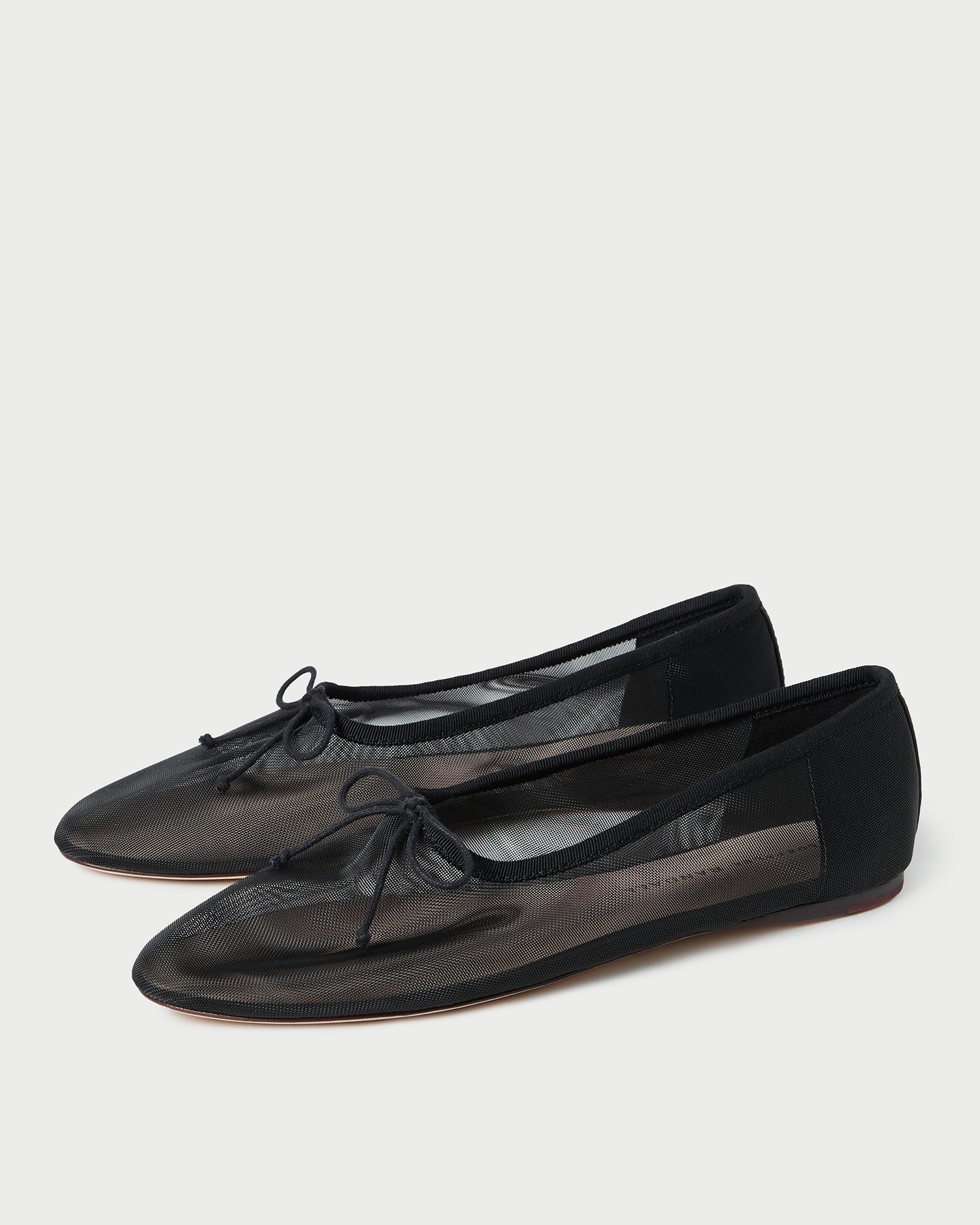 Landon Black Mesh Ballet Flat | Loeffler Randall Women