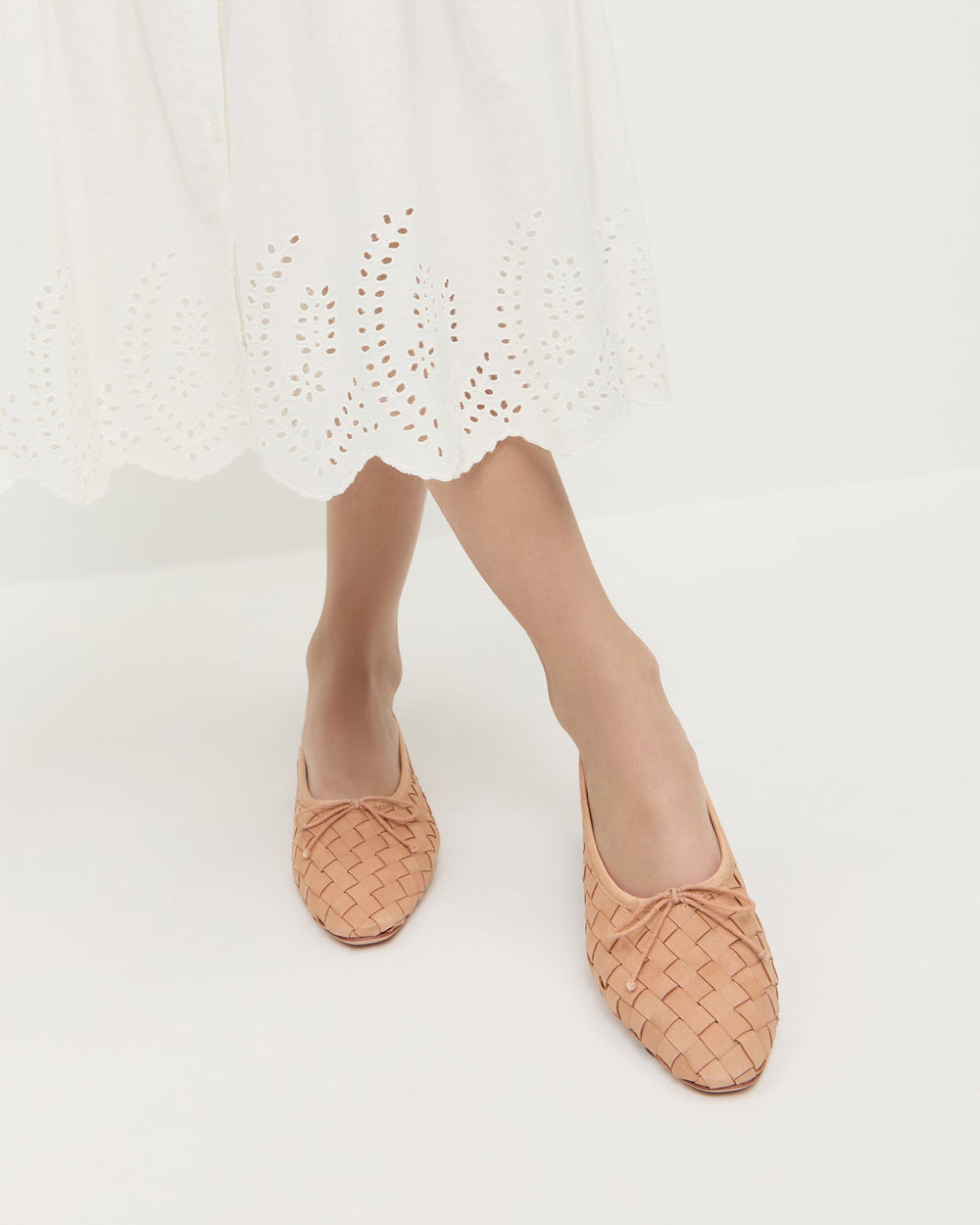 Loeffler Randall Women | Landry Honey Woven Ballet Flat