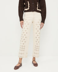 Demi Embroidered Pant | Women Loeffler Randall