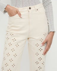 Demi Embroidered Pant | Women Loeffler Randall