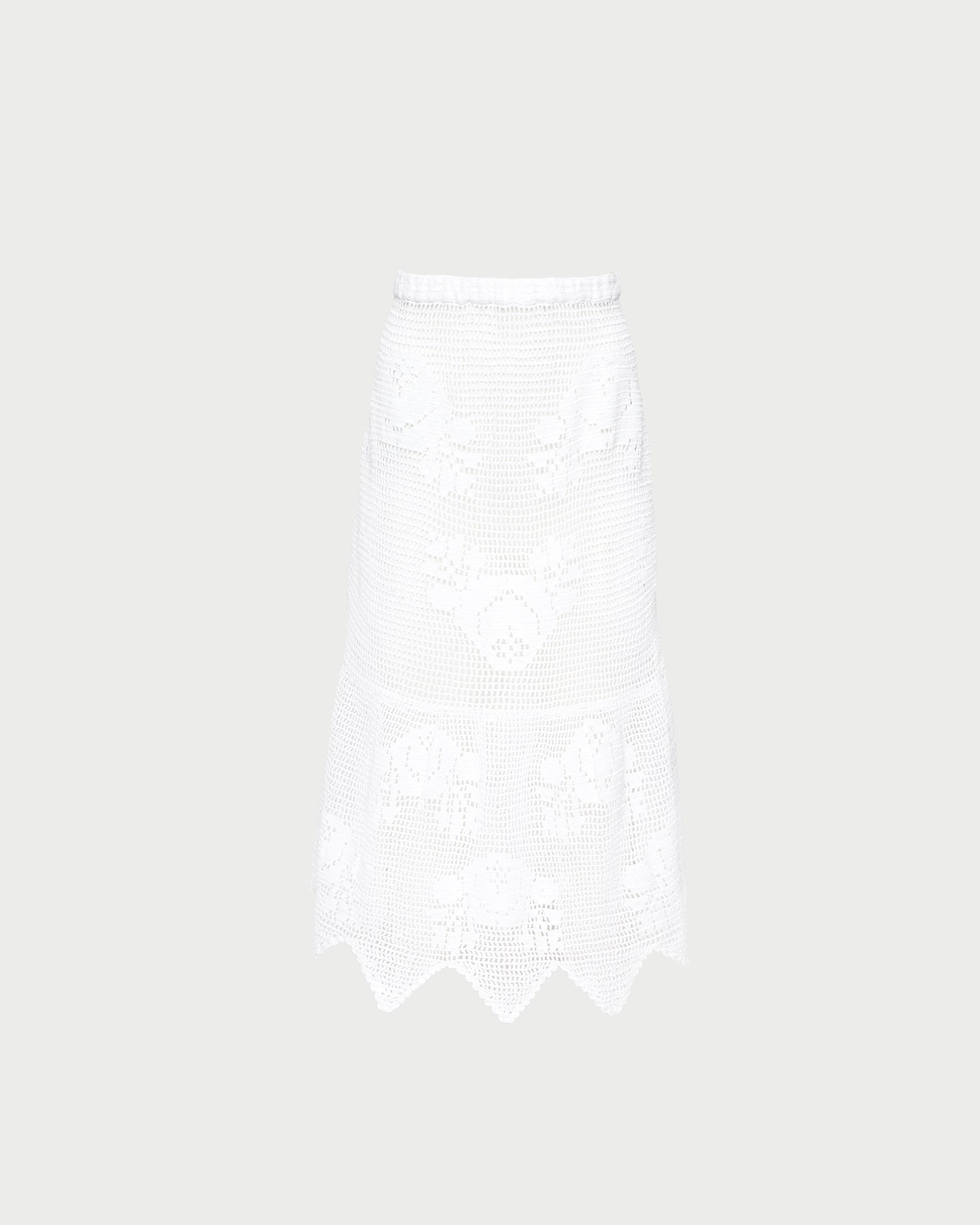 Loeffler Randall Women | Sullivan Cream Crochet Skirt