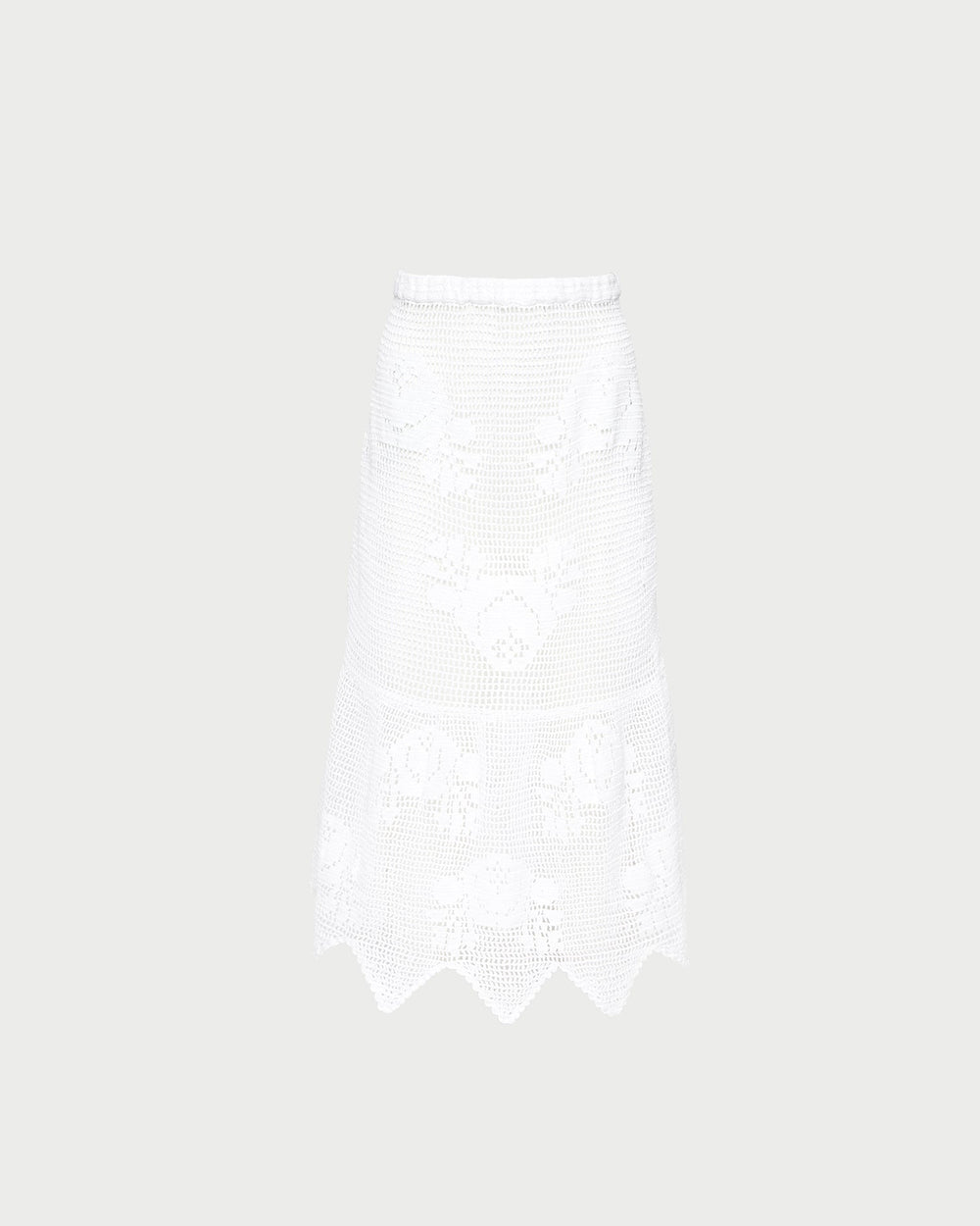 Loeffler Randall Women | Sullivan Cream Crochet Skirt
