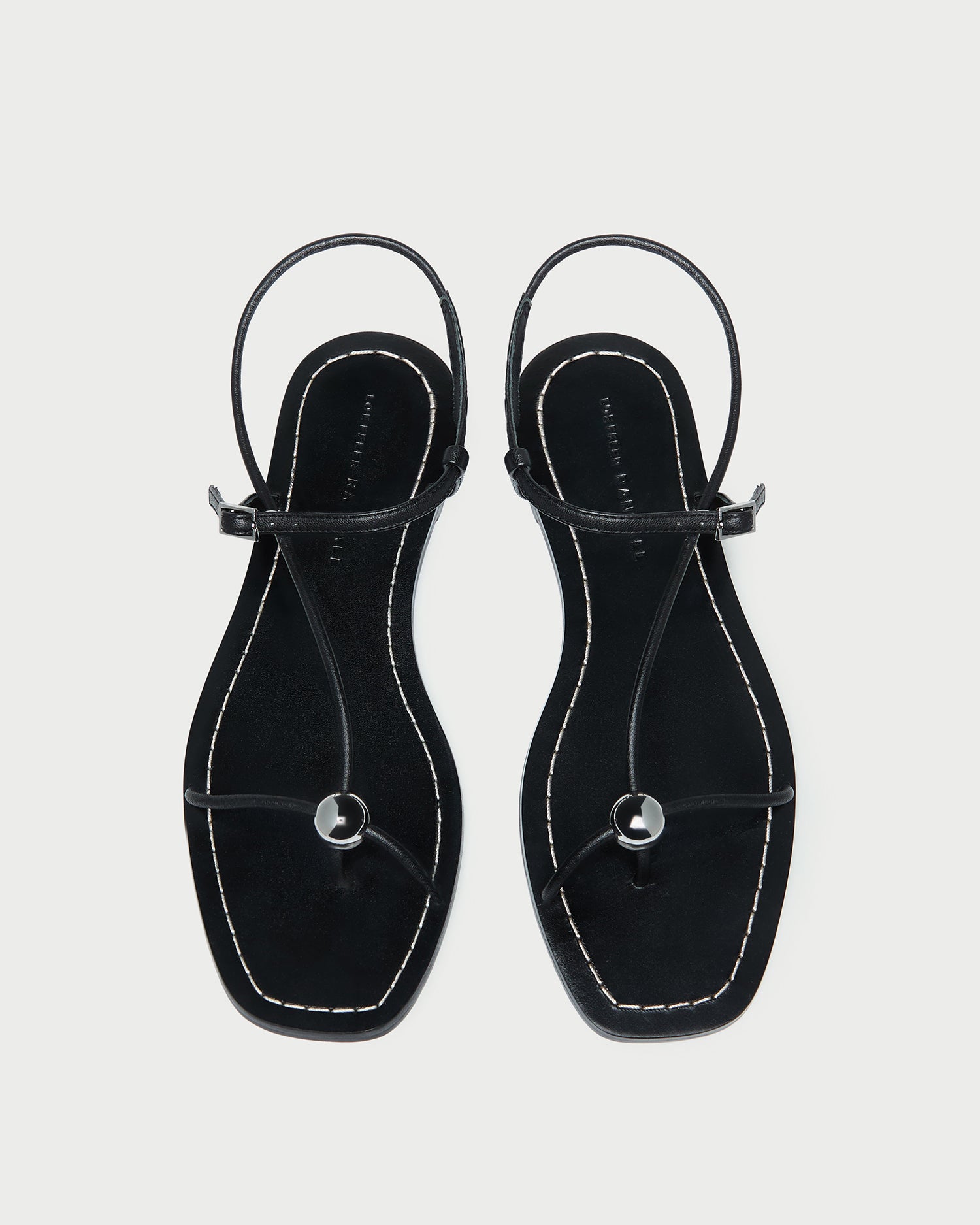Loeffler Randall Women | Lara Black Leather Sandal