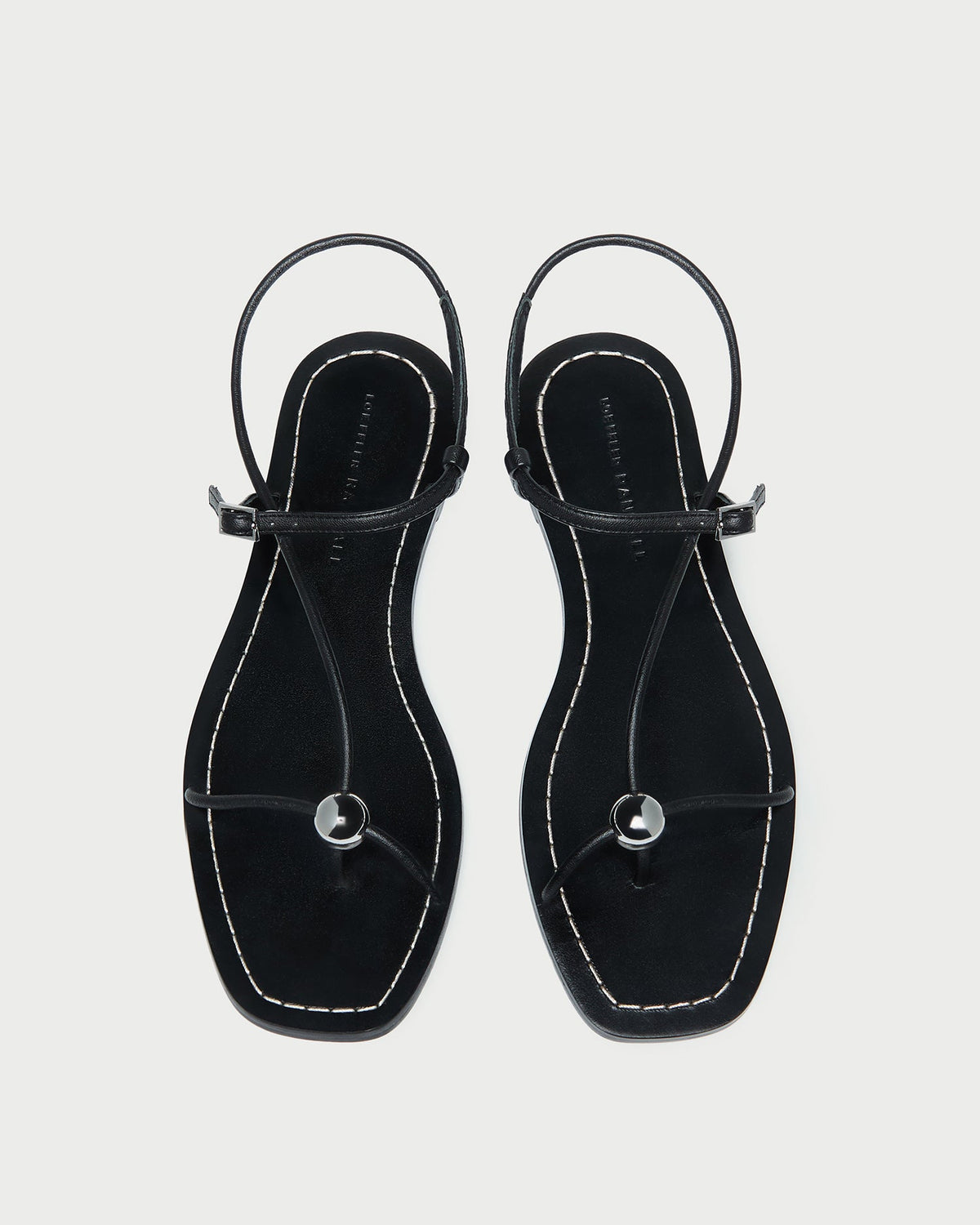 Loeffler Randall Women | Lara Black Leather Sandal