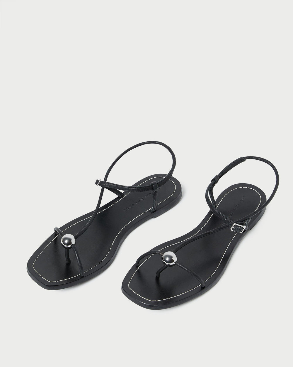 Loeffler Randall Women | Lara Black Leather Sandal