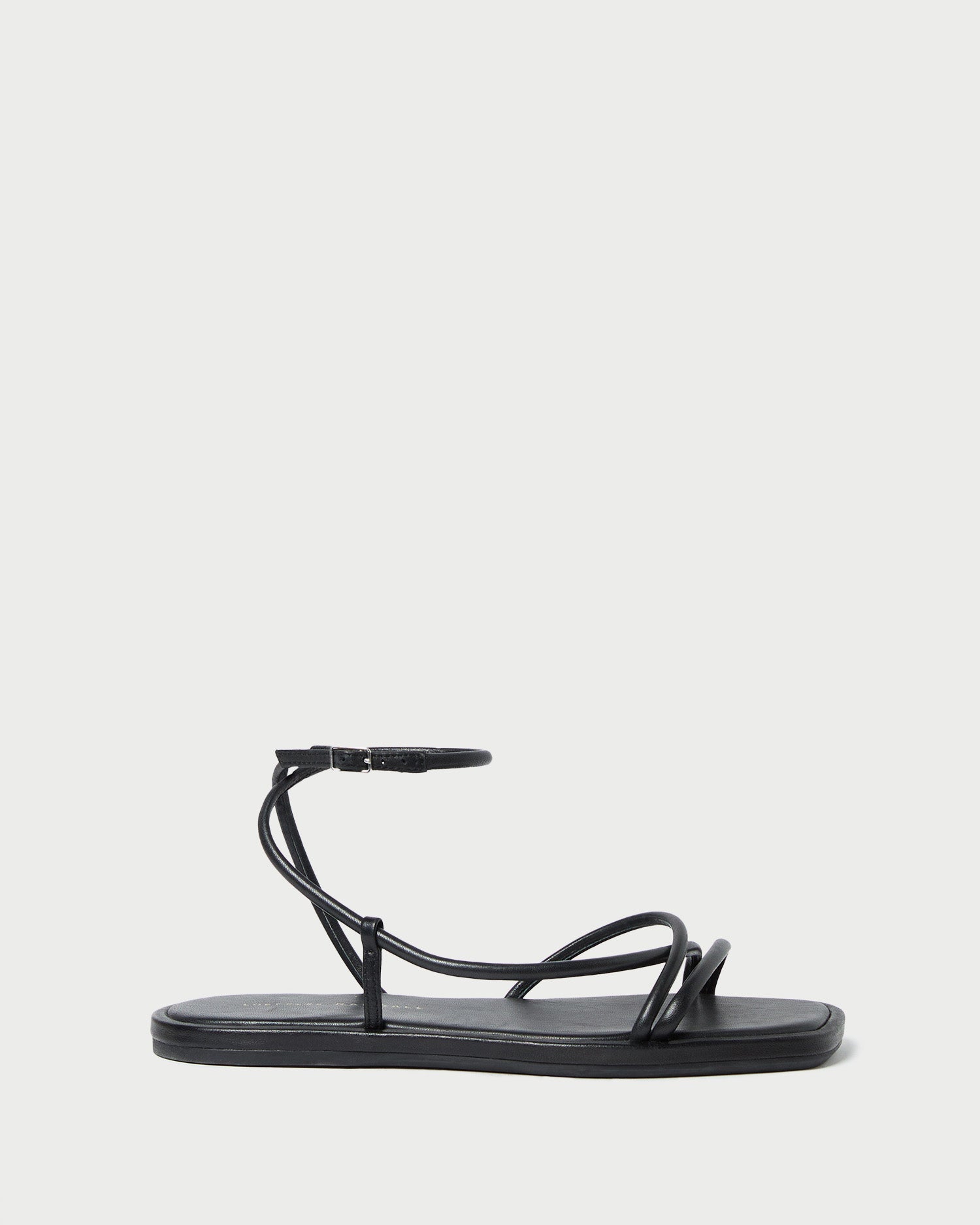 Loeffler Randall Women | Noor Black Leather Flat Sandal