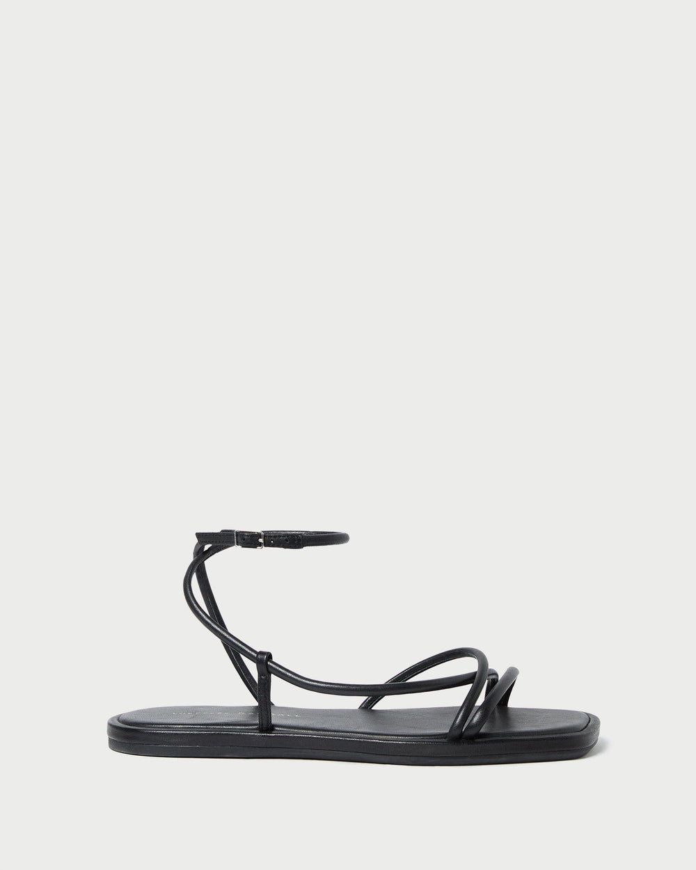 Loeffler Randall Women | Noor Black Leather Flat Sandal