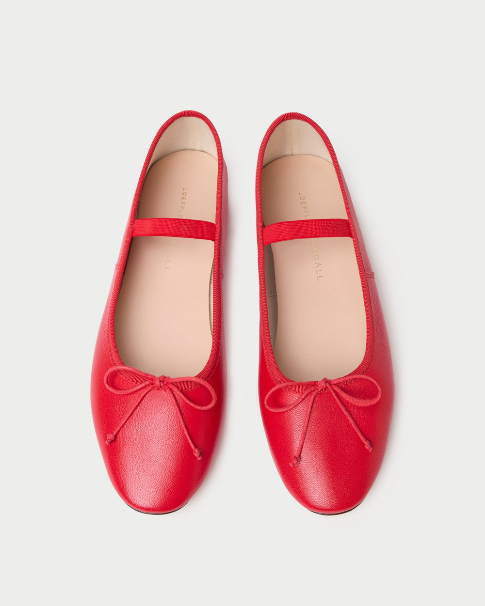 Loeffler Randall Women | Leonie Red Leather Ballet Flat