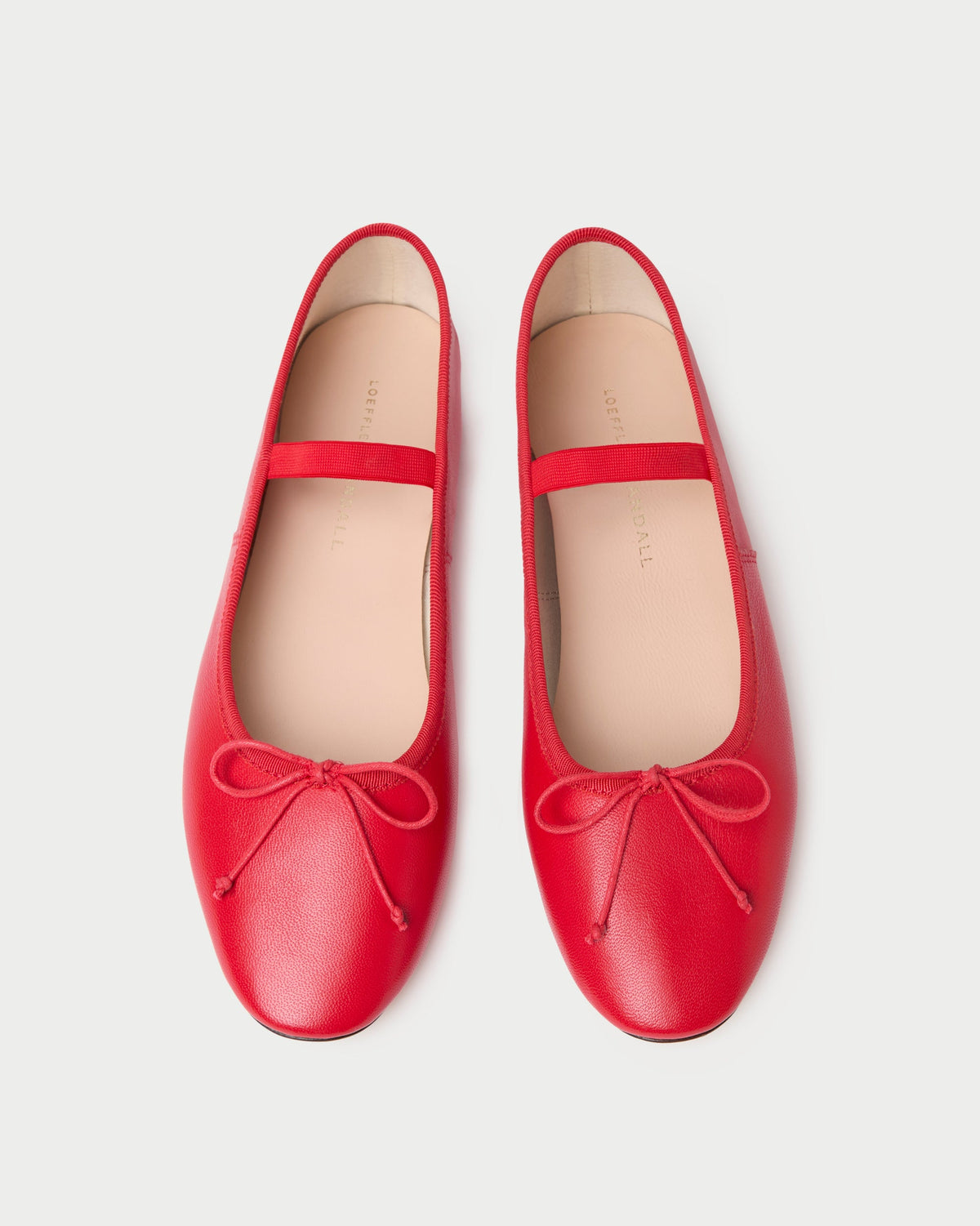 Loeffler Randall Women | Leonie Red Leather Ballet Flat