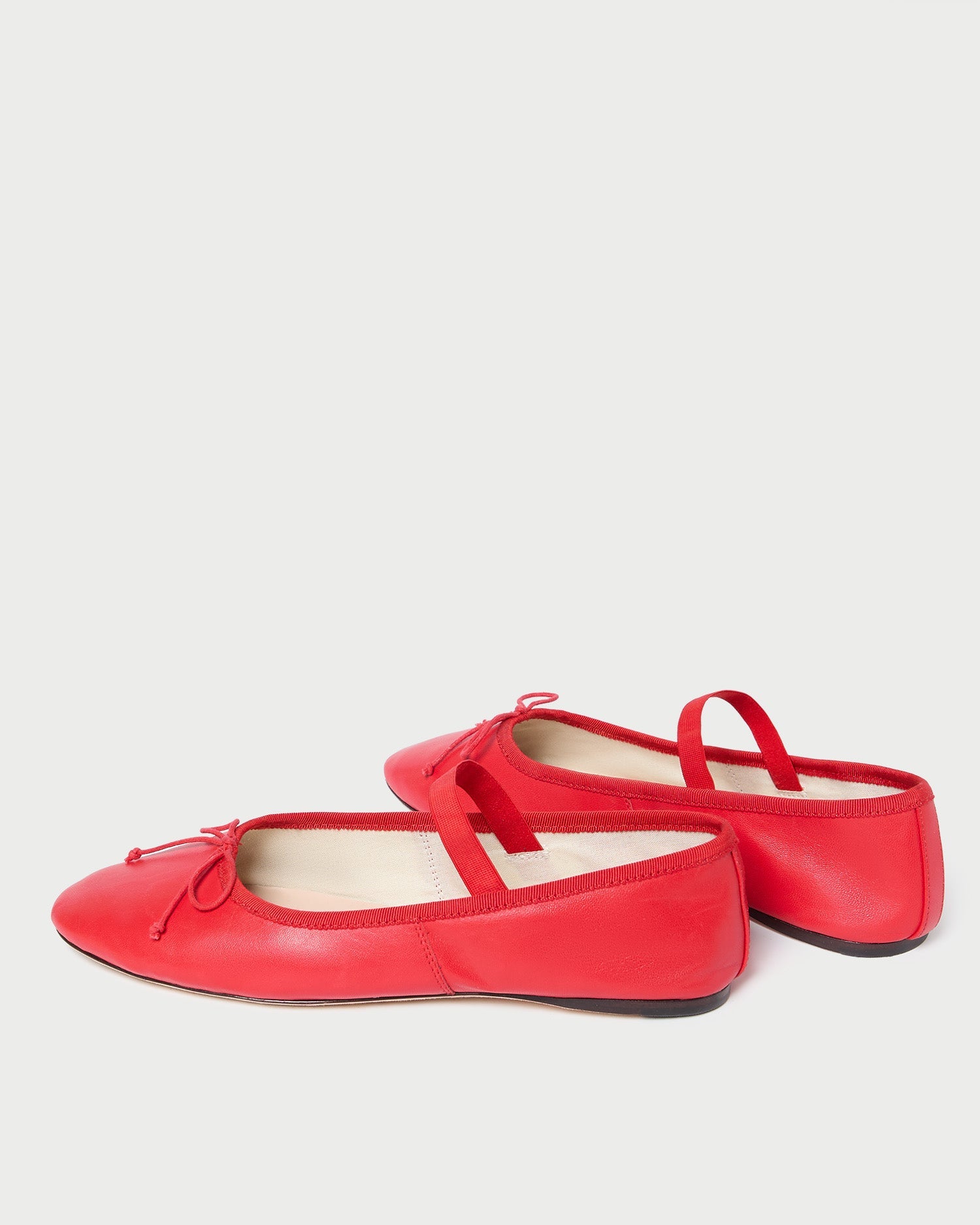 Loeffler Randall Women | Leonie Red Leather Ballet Flat