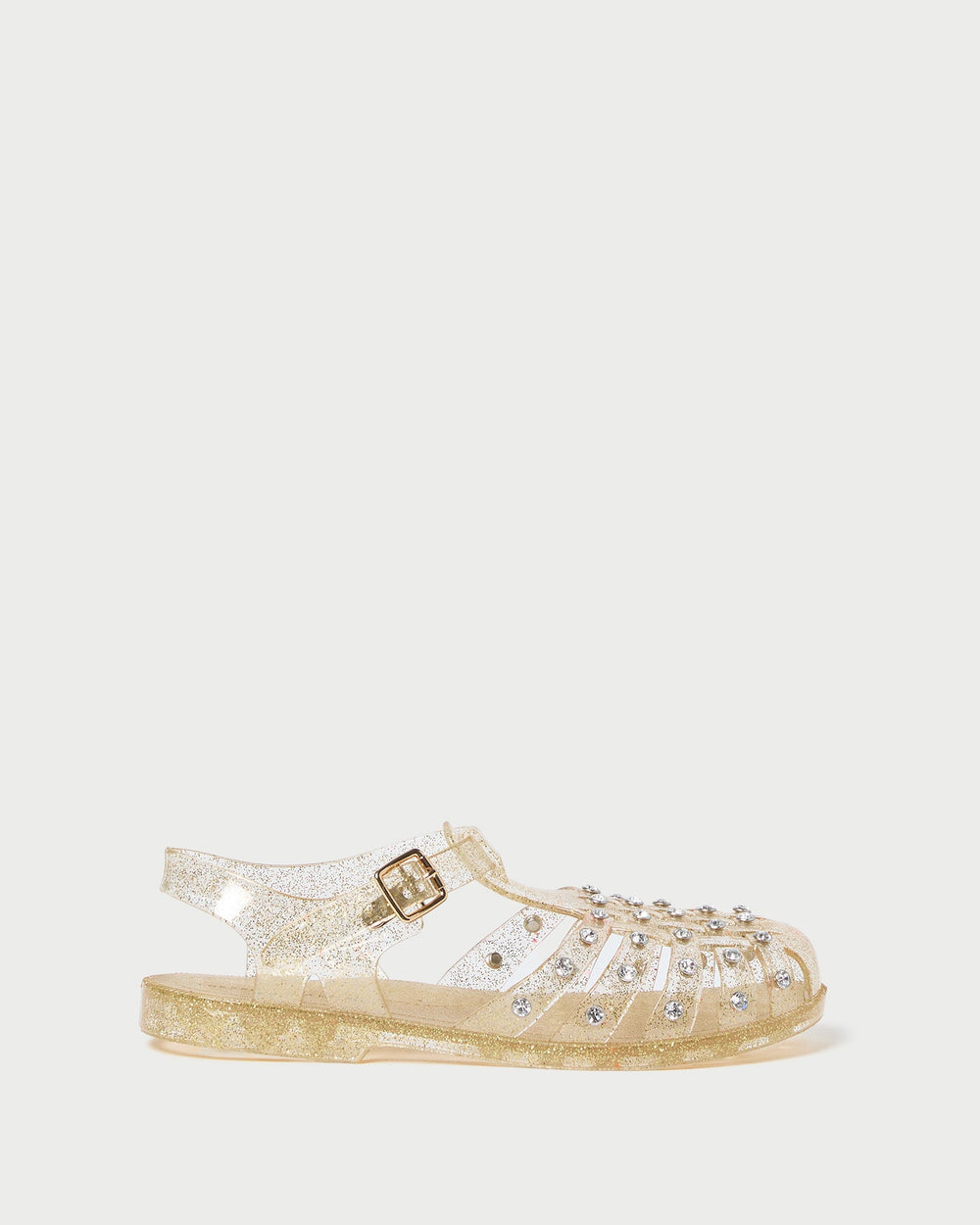 Loeffler Randall Women | Rhys Champagne Glitter Jelly Sandal