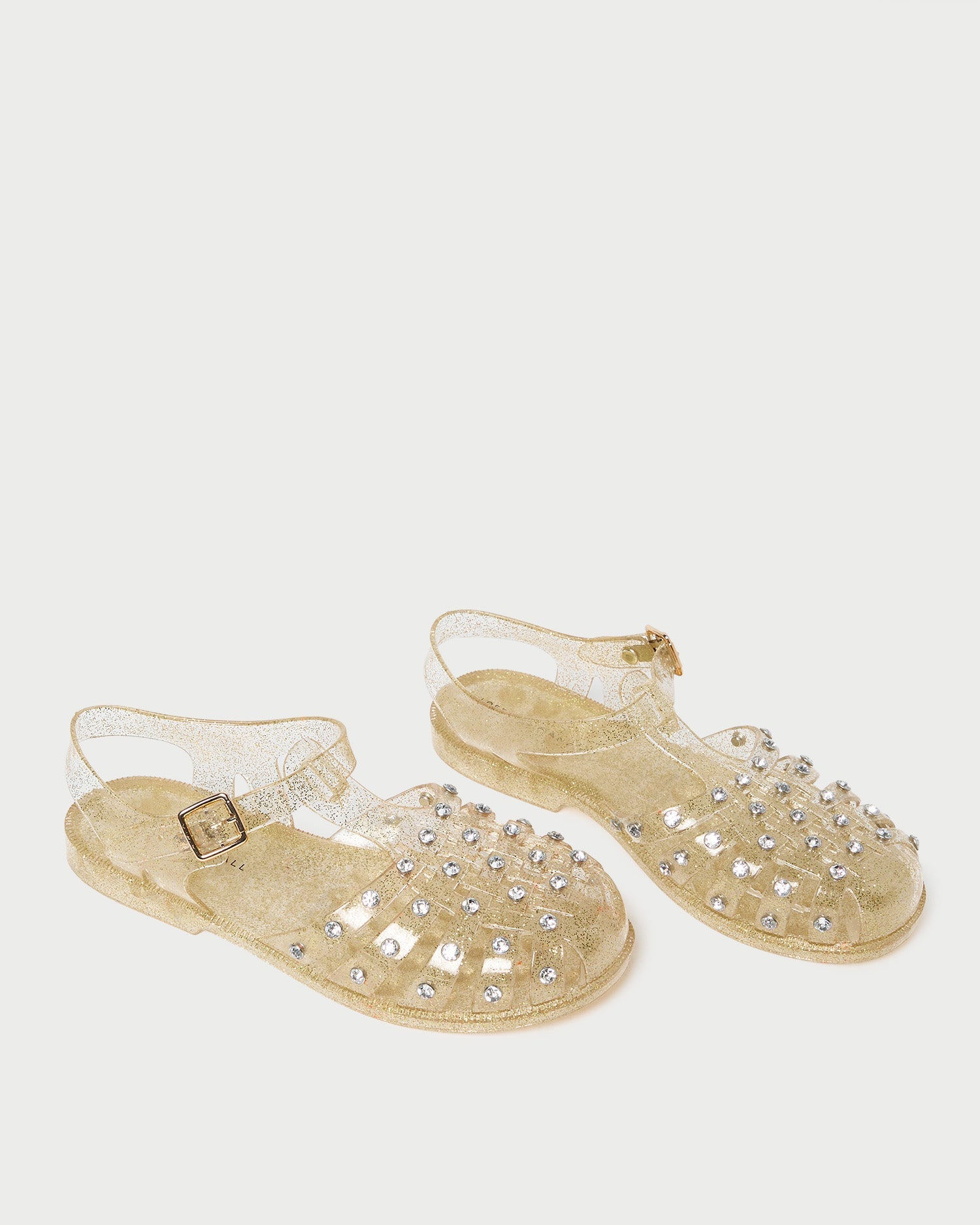 Loeffler Randall Women | Rhys Champagne Glitter Jelly Sandal