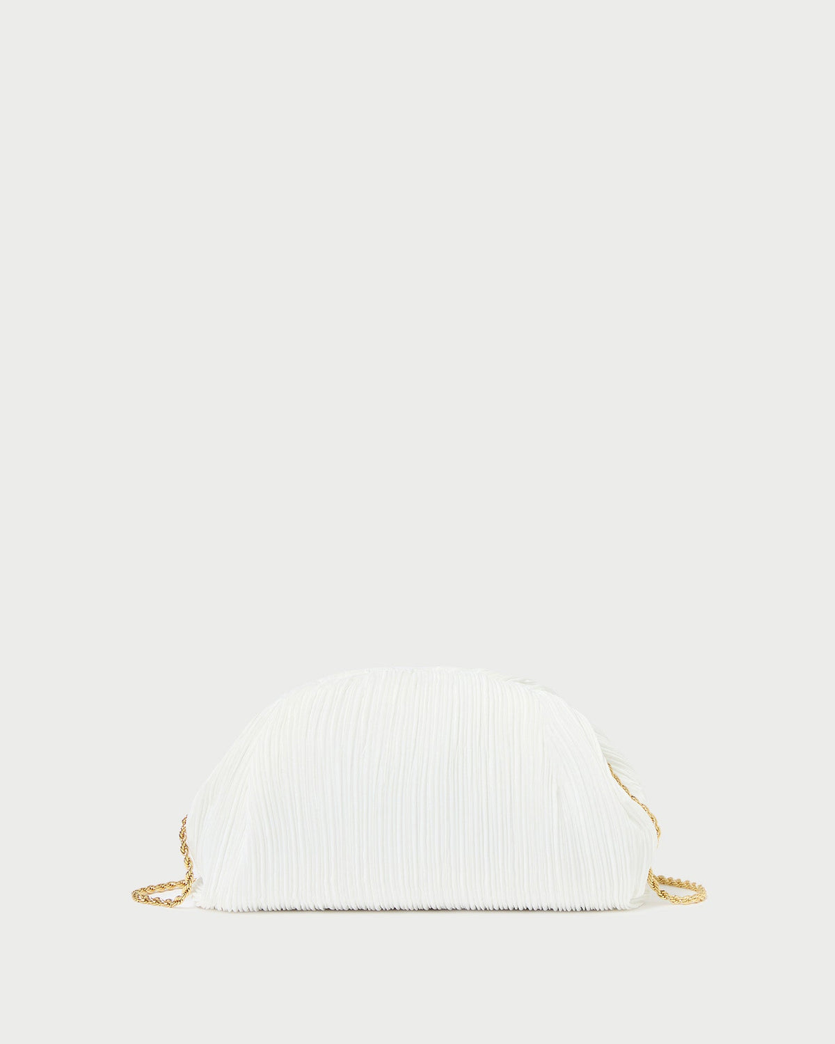 Bailey White Pleated Dome Clutch | Women Loeffler Randall