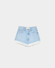 Loeffler Randall Women | Kay Lace-Trimmed Denim Shorts