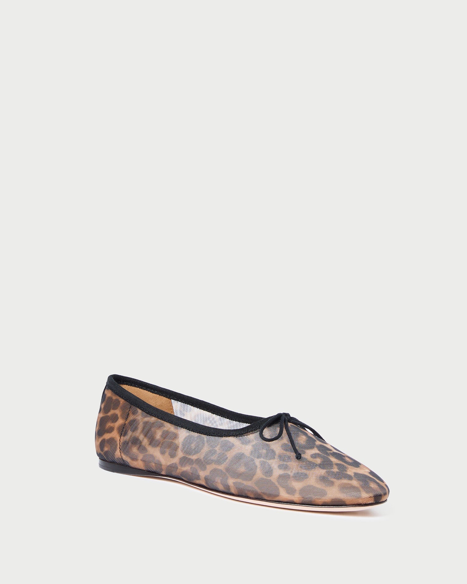 Loeffler Randall Women | Landon Leopard Mesh Ballet Flat