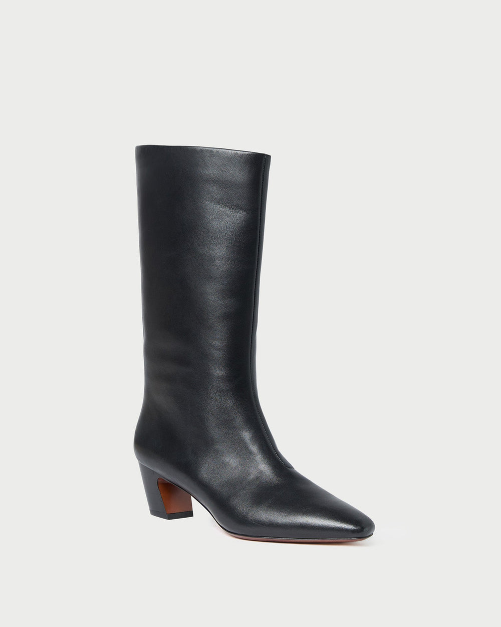Cleo Black Leather Mid-Calf Boot | Women Loeffler Randall