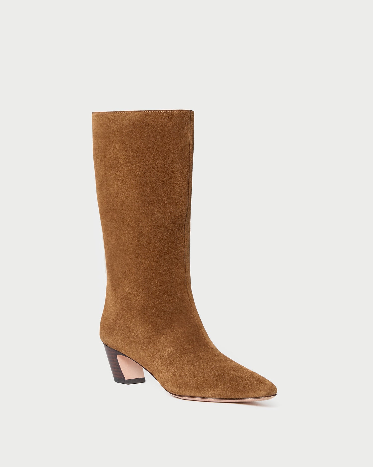 Cleo Cacao Suede Mid-Calf Boot | Women Loeffler Randall