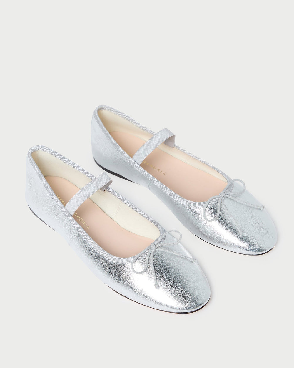 Loeffler Randall Women | Leonie Silver Leather Ballet Flat