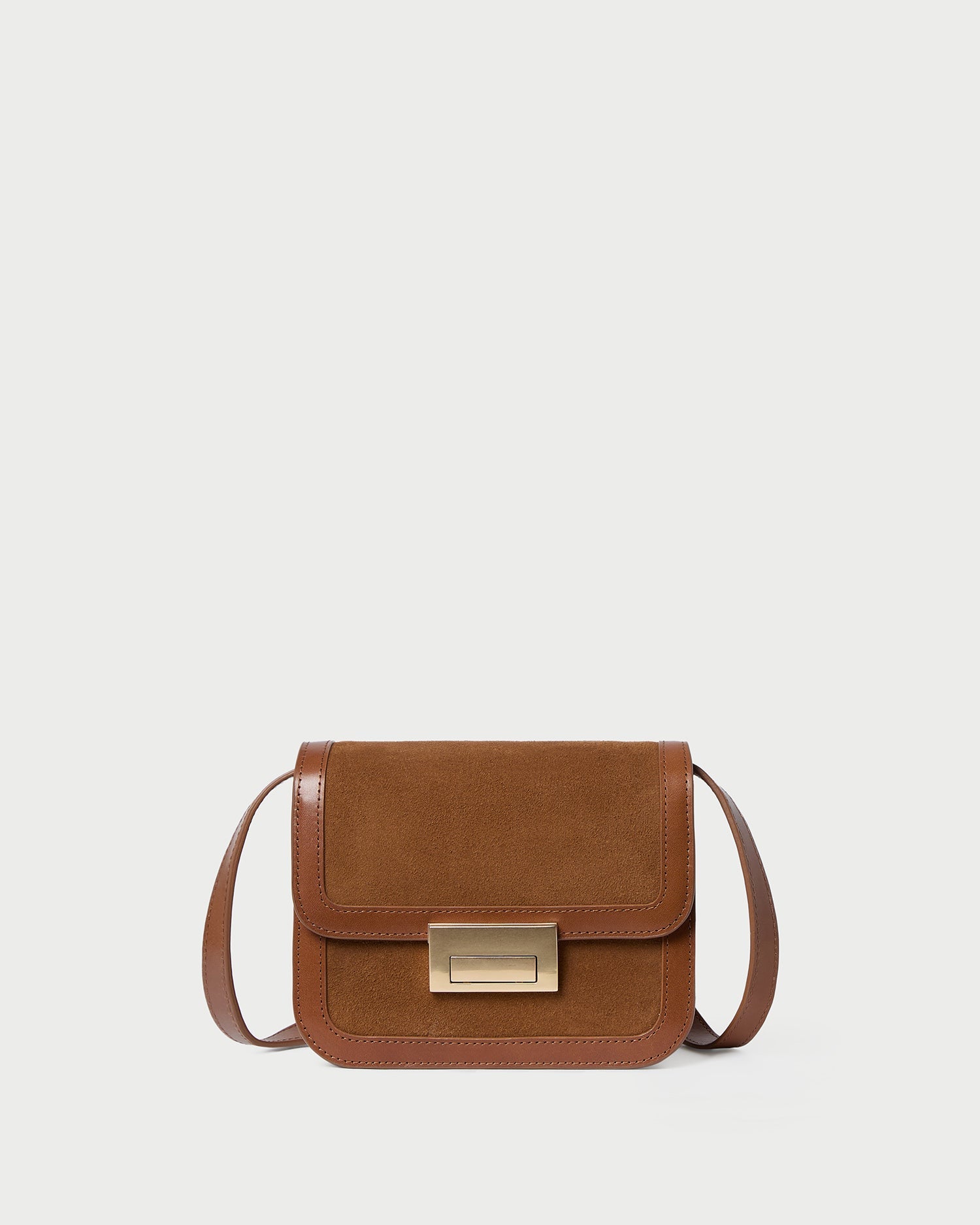 Desi Cacao Suede/Leather Crossbody | Women Loeffler Randall