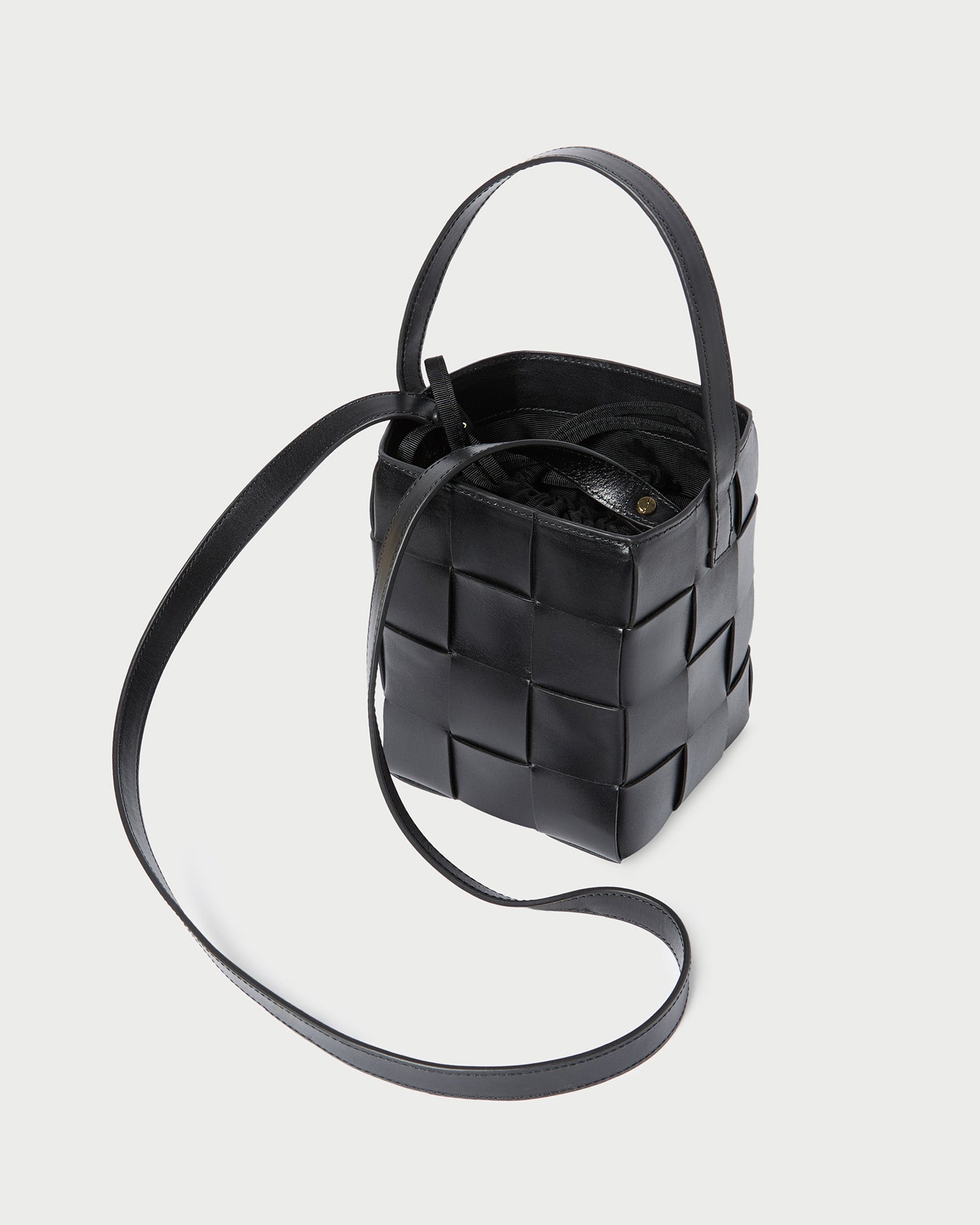 Loeffler Randall Women | Laith Black Leather Bucket Bag