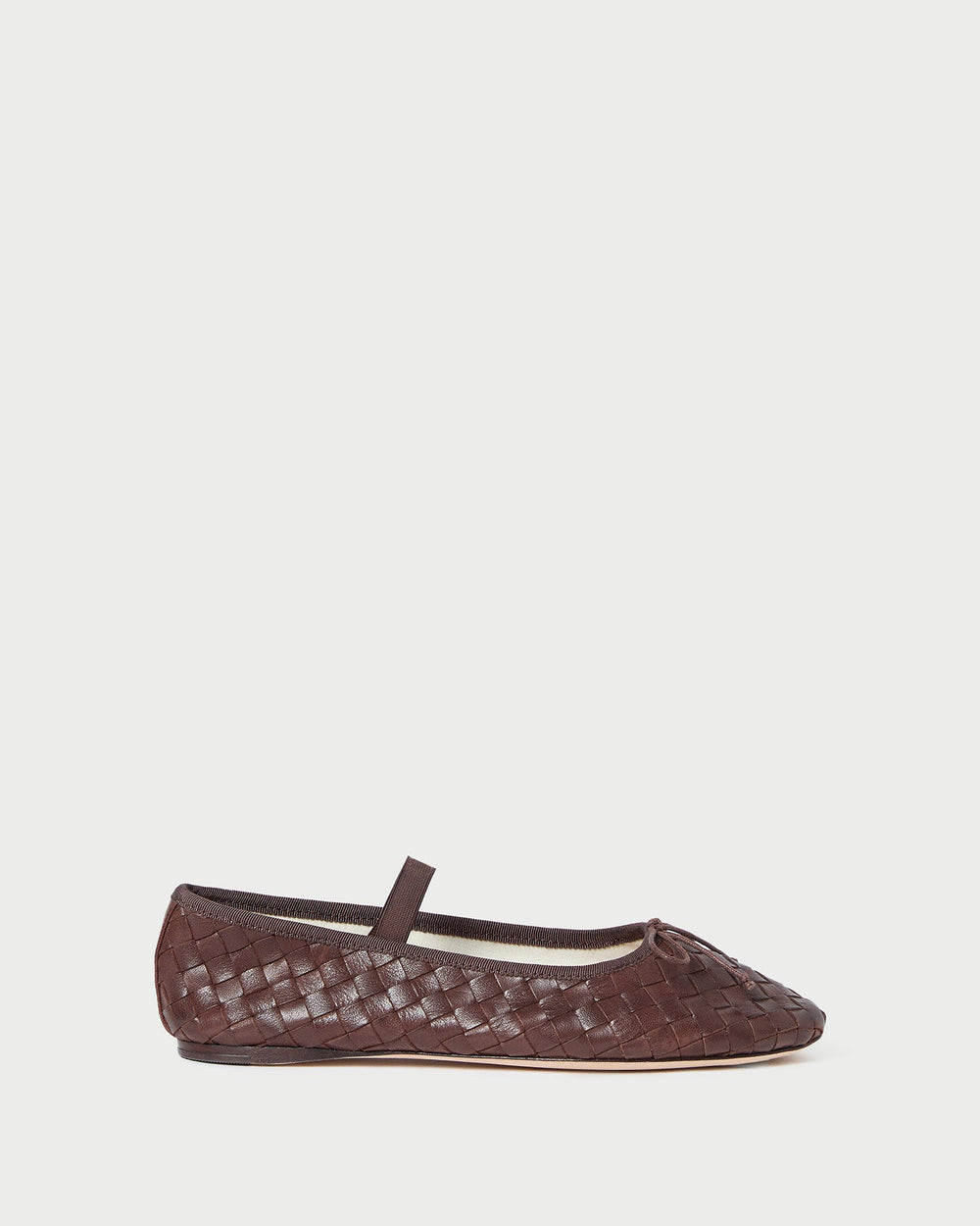 Loeffler Randall Women | Leonie Espresso Woven Ballet Flat