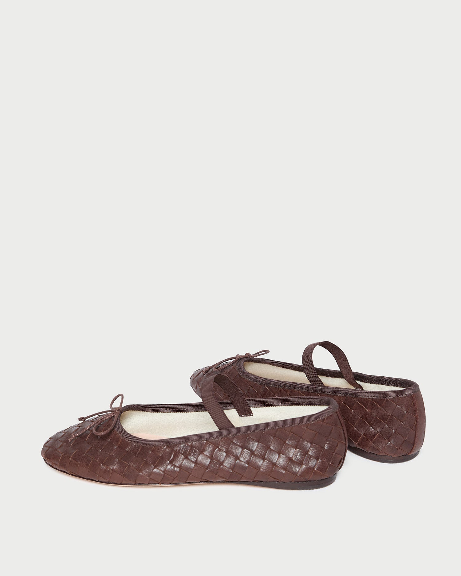 Loeffler Randall Women | Leonie Espresso Woven Ballet Flat