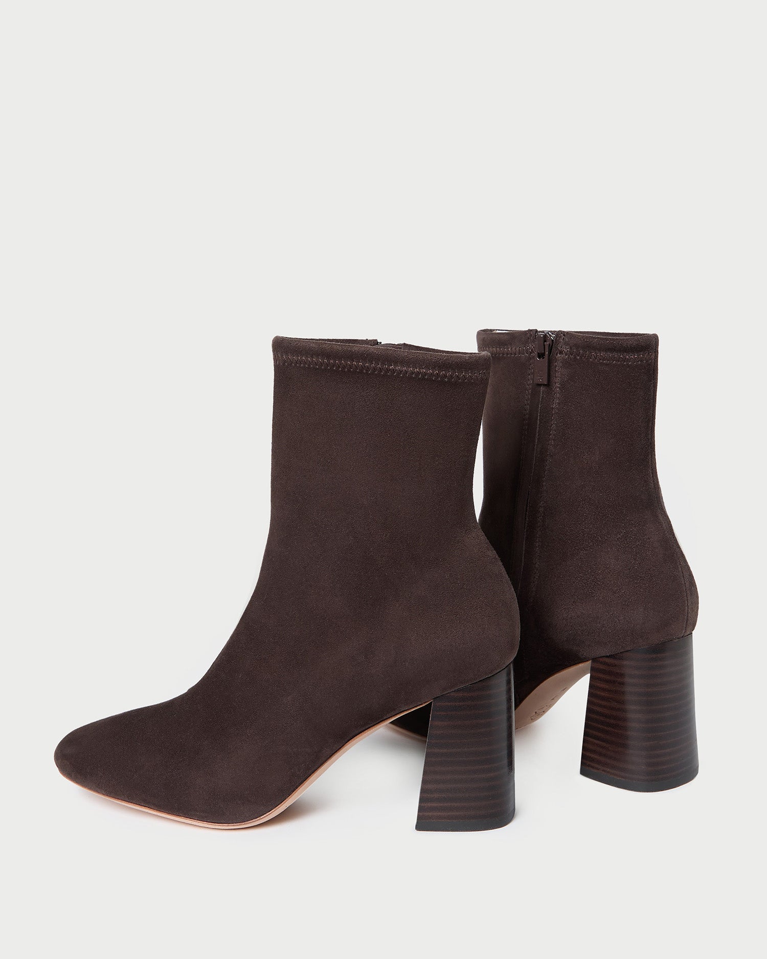 Elise Brown Suede Stretch Bootie | Loeffler Randall Women
