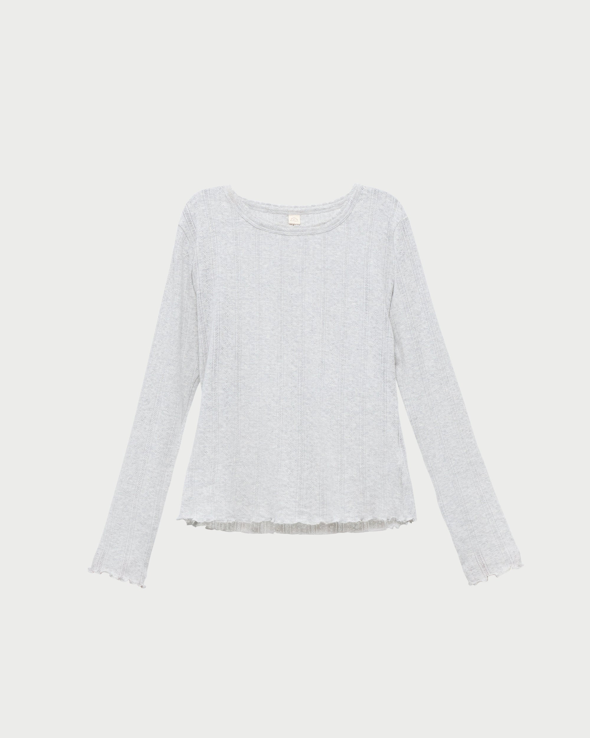 Lolo Pointelle Long-Sleeve Tee | Loeffler Randall Women