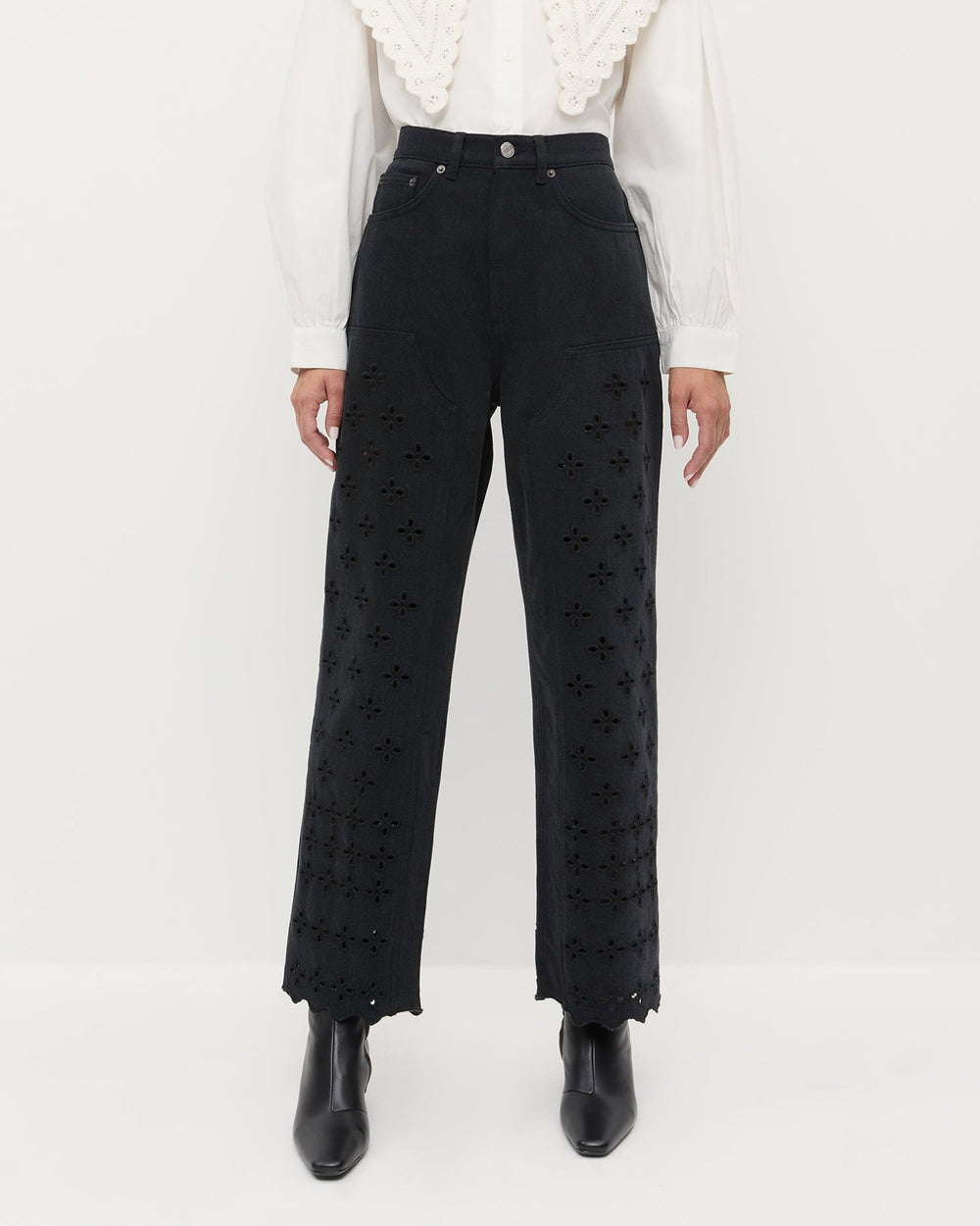 Demi Embroidered Pant | Loeffler Randall Women