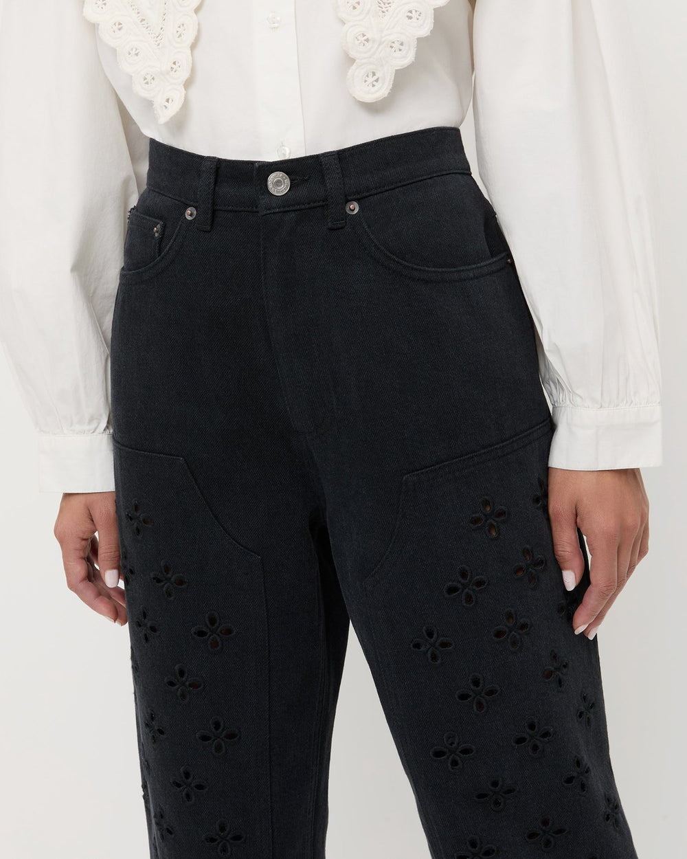 Demi Embroidered Pant | Loeffler Randall Women
