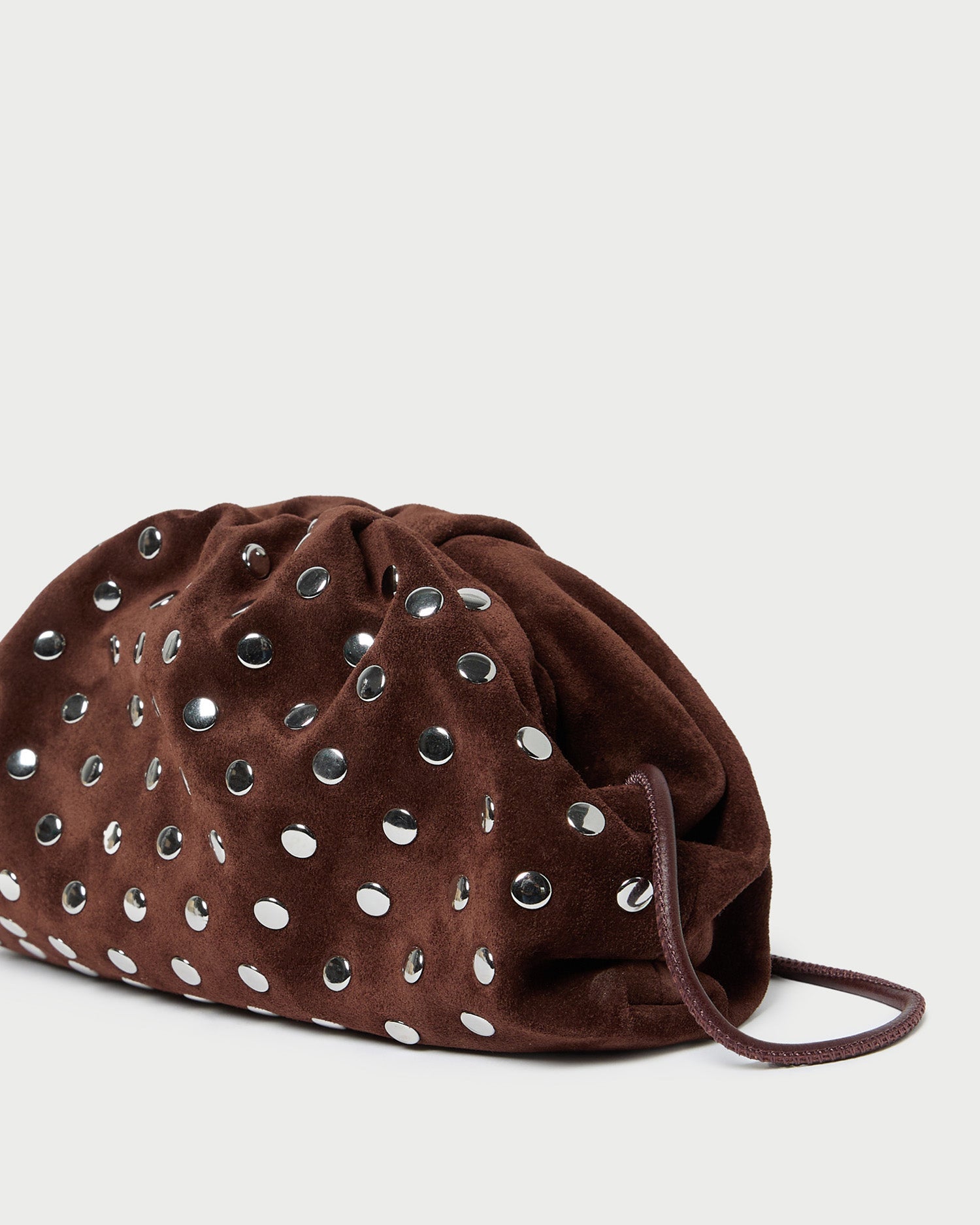 Bailey Espresso/Silver Dome Clutch | Women Loeffler Randall
