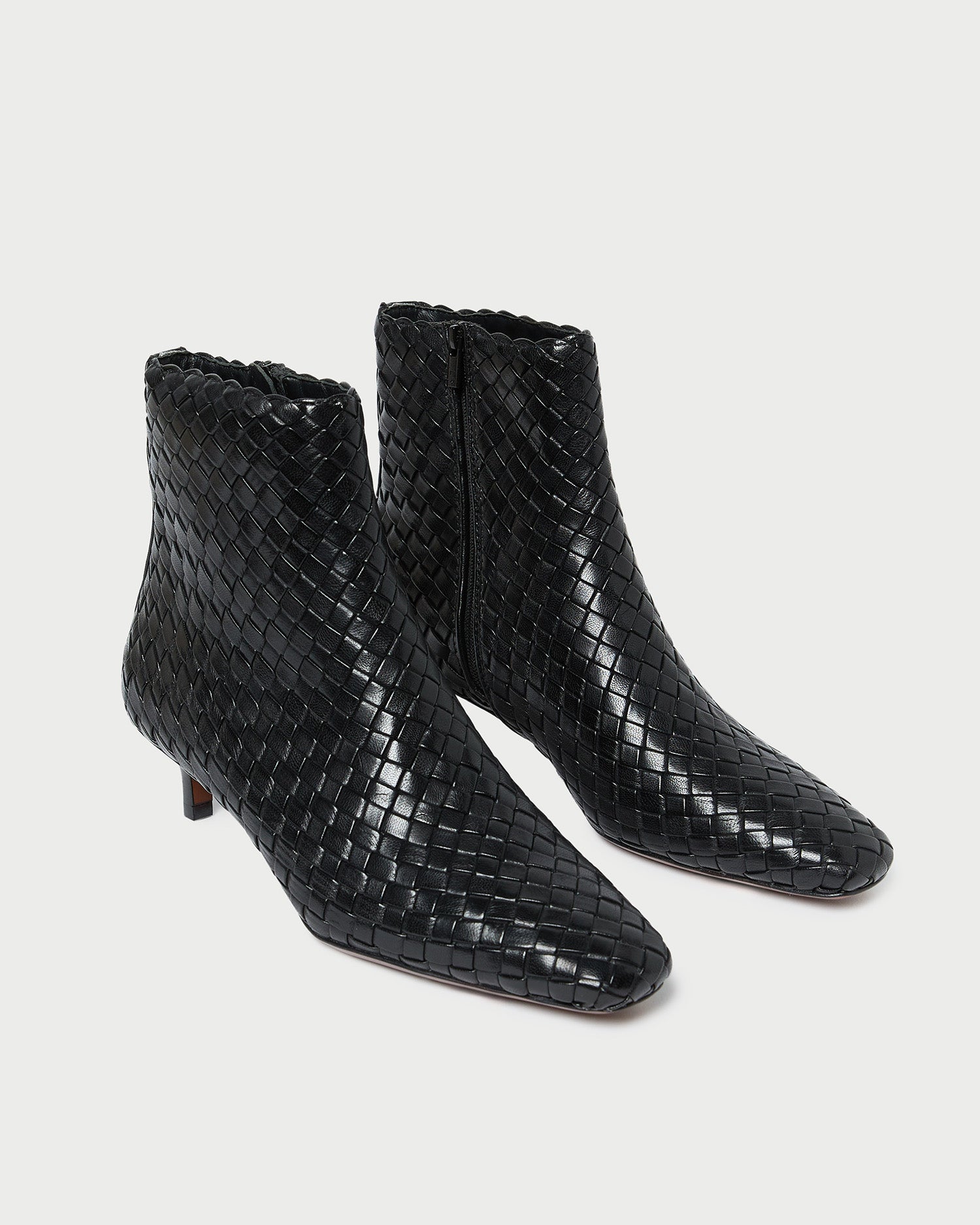 Loeffler Randall Women | Marcella Black Woven Ankle Boot