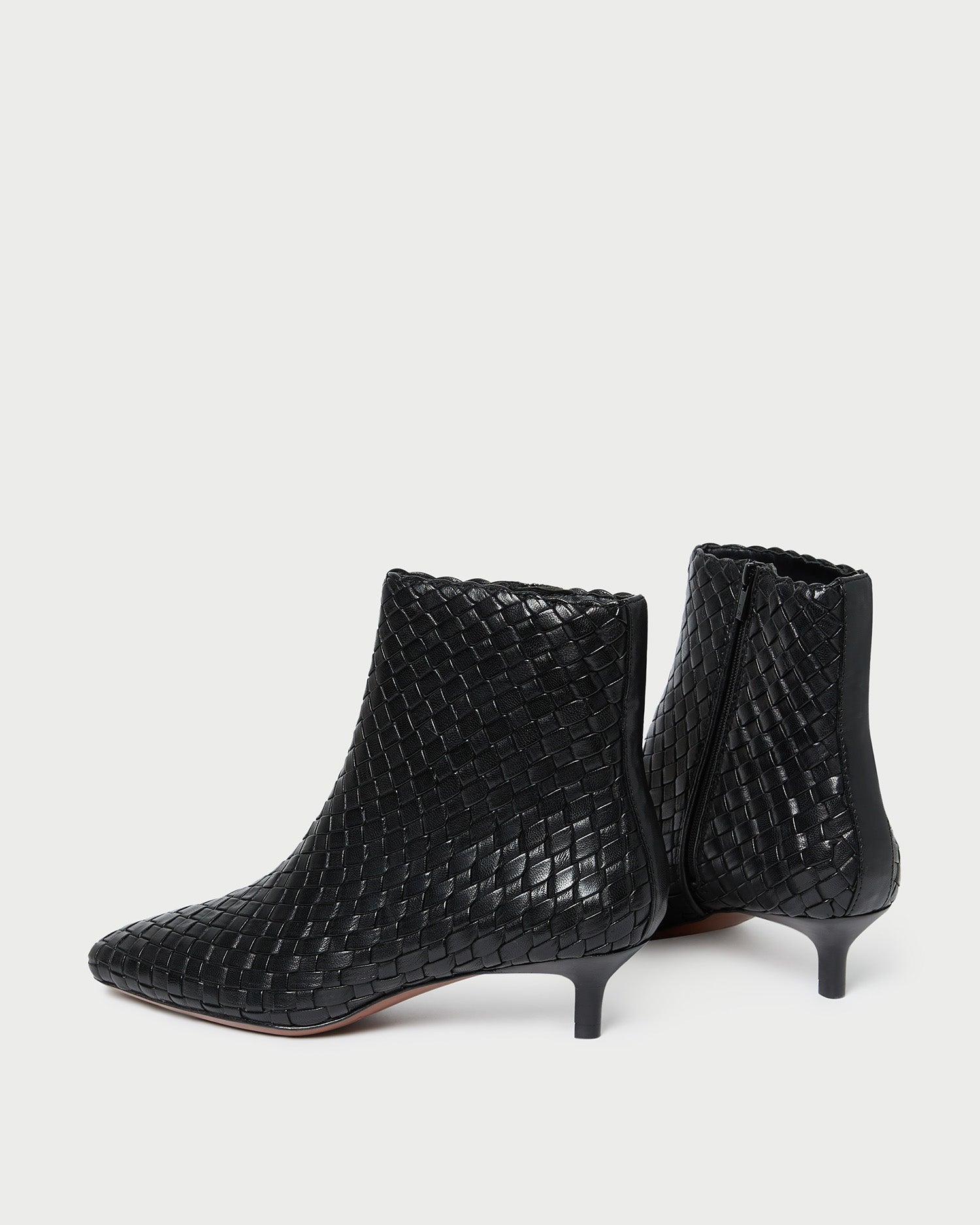 Loeffler Randall Women | Marcella Black Woven Ankle Boot
