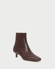 Marcella Espresso Woven Ankle Boot | Loeffler Randall Women