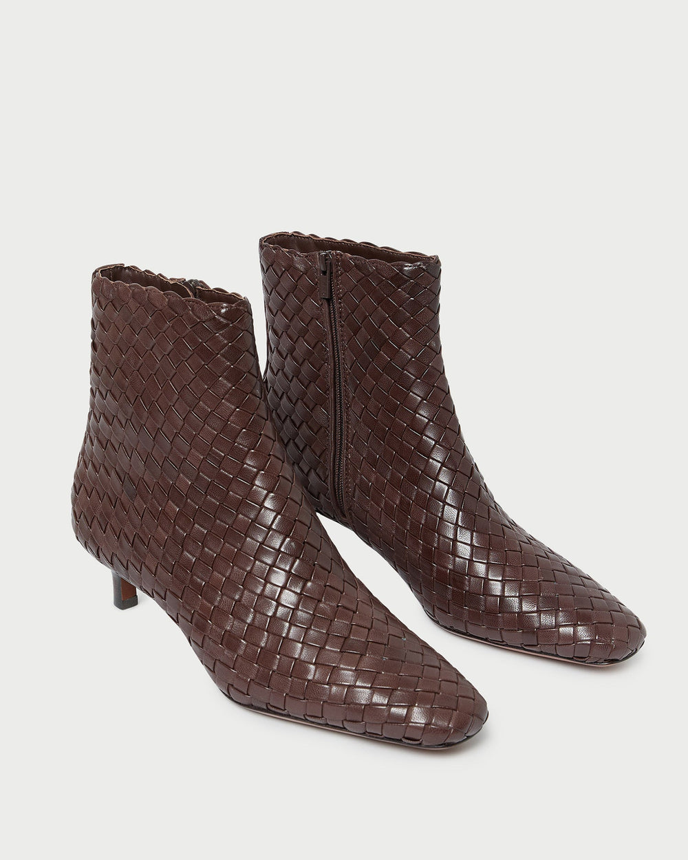 Marcella Espresso Woven Ankle Boot | Loeffler Randall Women