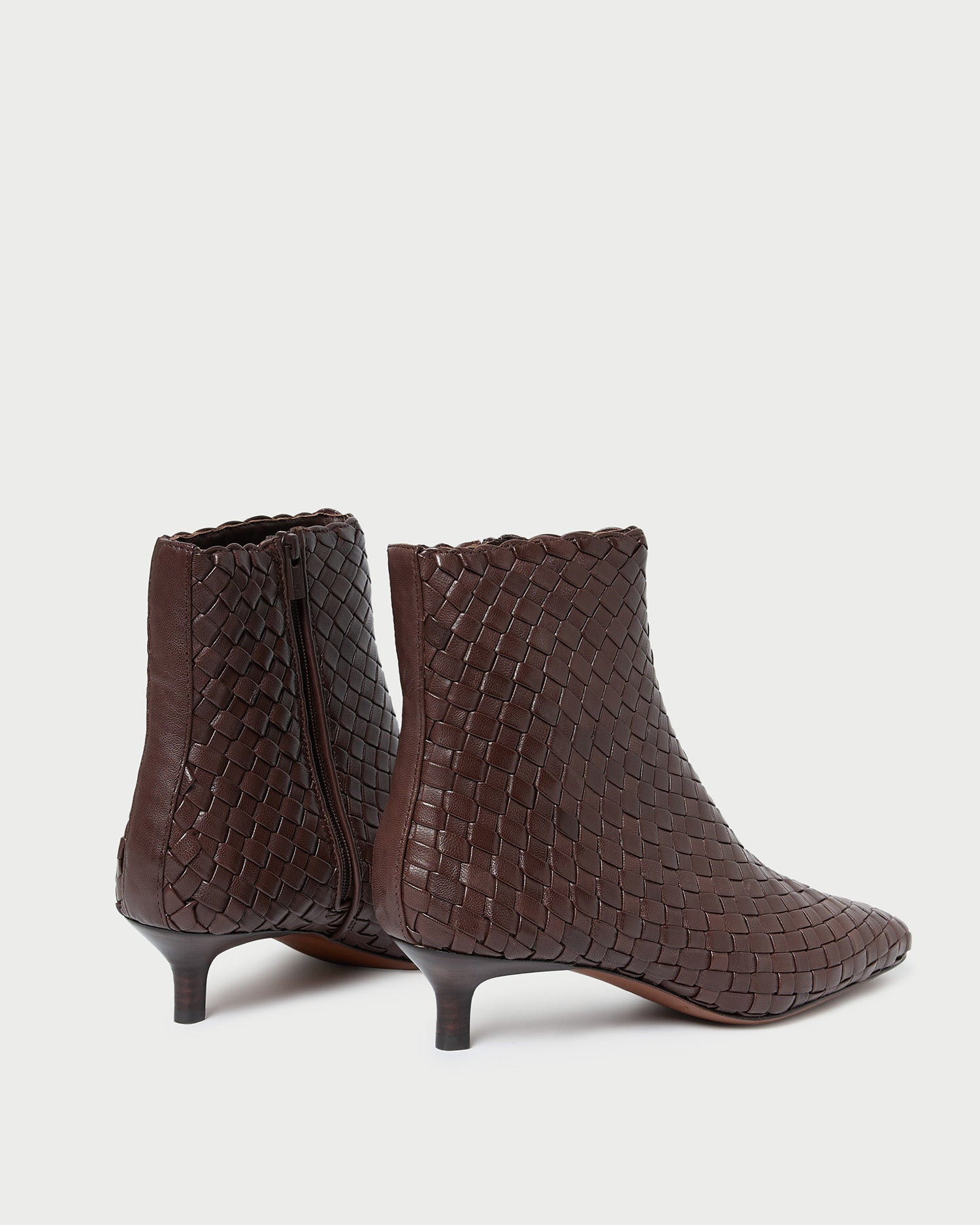 Marcella Espresso Woven Ankle Boot | Loeffler Randall Women