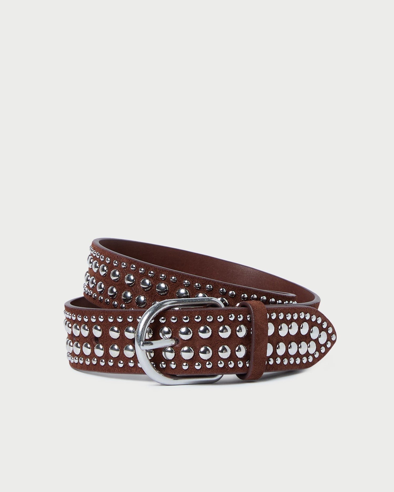 Isaac Espresso/Silver Studded Belt | Women Loeffler Randall