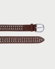 Isaac Espresso/Silver Studded Belt | Women Loeffler Randall