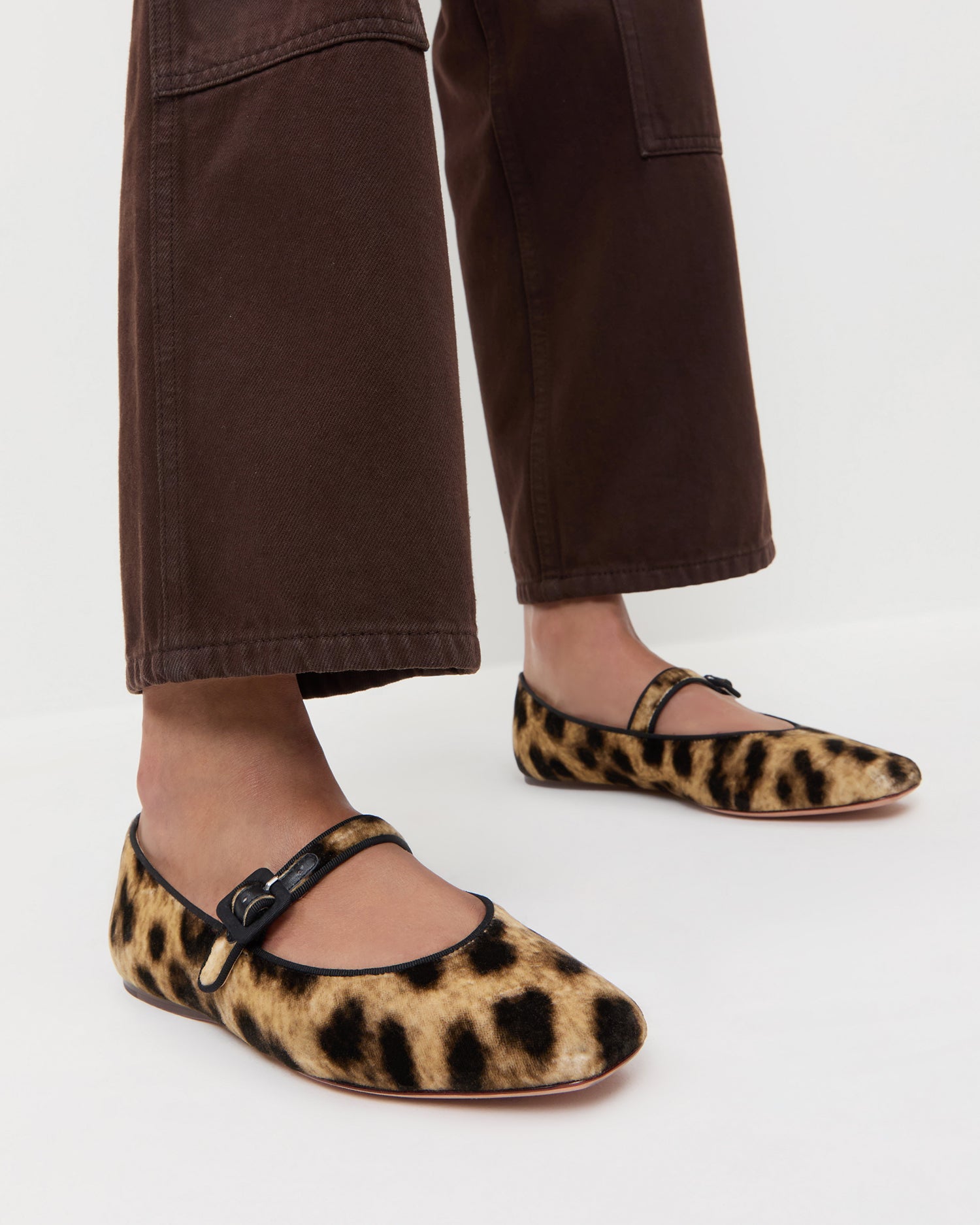 Ginger Leopard Velvet Mary Jane | Women Loeffler Randall